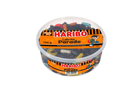 Haribo Lakritz Parade Runddose 750 g