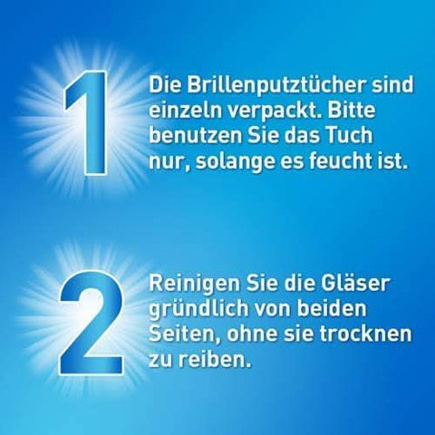 Sidolin Brillenputztücher (50 Stück)