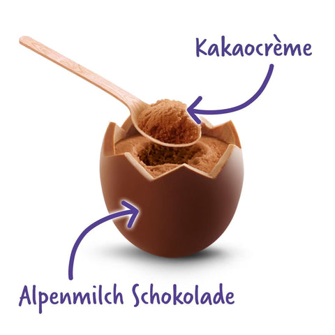 Milka Löffel Ei Kakaocréme 4er 136g