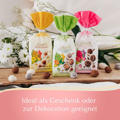 Lindt Schokolade Frühlings-Snacking Blätterkrokant | 100g