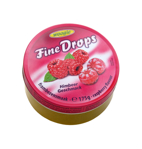 Woogie Fine Drops mit Himbeergeschmack 175g
