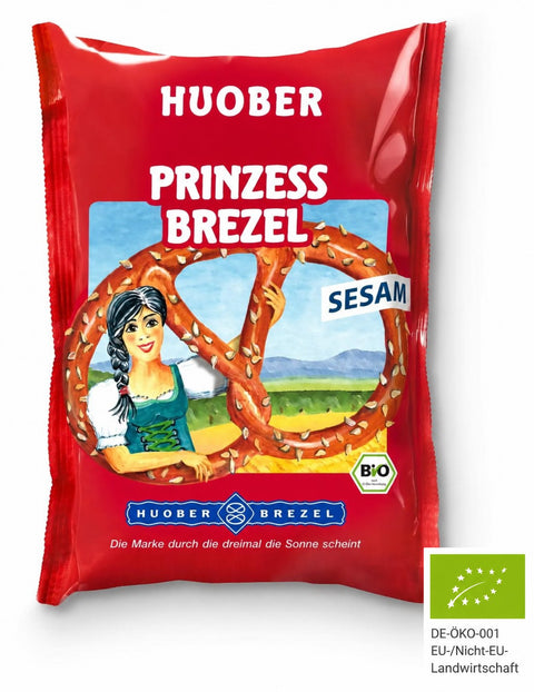 Huober Brezel Prinzess Brezel mit Sesam Bio 125g