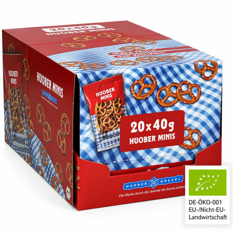 Huober Brezel Minis Bio 20x40g