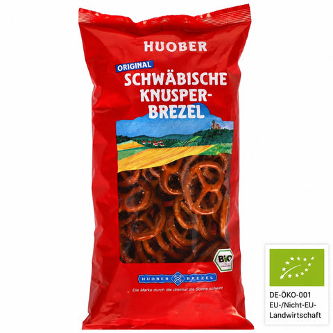 Huober Brezel Schwäbische Knusperbrezel Bio 175g