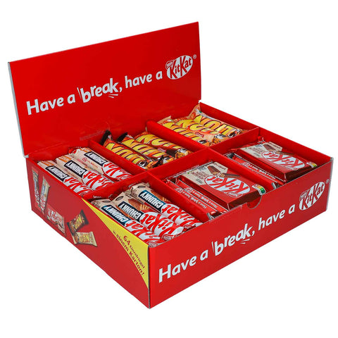NESTLÉ KITKAT & LION Süßigkeiten-Mix, 64 Riegeln - 2,6kg