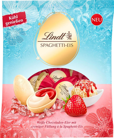 Lindt Schokolade Spaghetti-Eis-Eier Beutel 90g