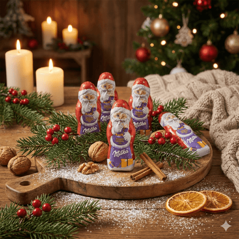 Milka Mini Weihnachtsmänner im Bulk-Karton – ca. 160 Stück (1,5 kg)