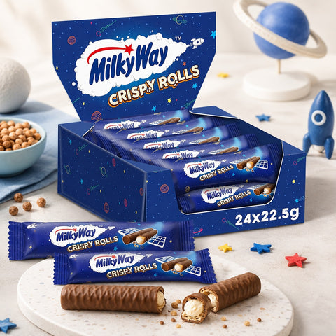 Milky Way Crispy Rolls Waffelröllchen 24x25g